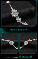 Seamoontattoosupply Zircon Nombril Anneau Piercing Bijoux Nombril Anneaux Piercing Bijoux