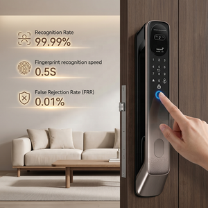 Serratura Elettronica Vertexis di Alta Qualità in Lega di Alluminio, Modello H7 con Riconoscimento Facciale 3D HD e <span class=keywords><strong>Campanello</strong></span> Integrato Automatico - Product Image 4