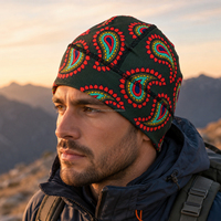Casquettes de ski personnalisées pour hommes, de qualité supérieure, style sport, avec logo, en polyester, chaudes, de marque, bonnets de créateur pour hommes