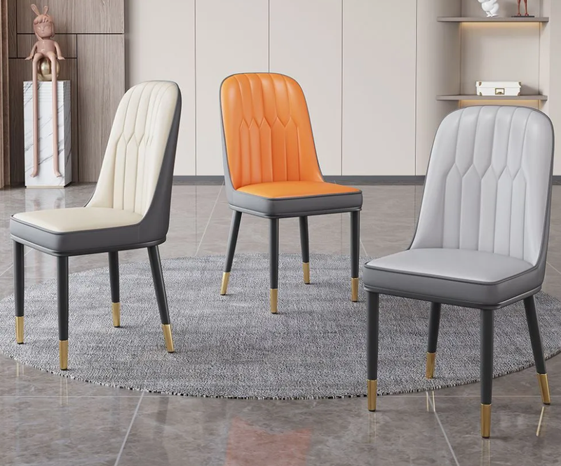 Modern Nordic Cheap Dining Chair Leather