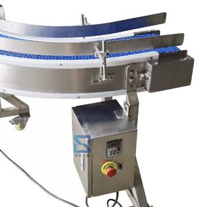 Xian Bang yeni modüler bant konveyör sistemi paslanmaz çelik zincir plaka anti-bakteriyel plastik örgü kemer ayarlanabilir hız - Product Image 3