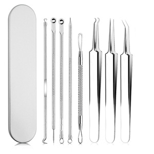 Stainless Steel Acne Needle Set Double-Ended Blackhead Remover Face Beauty Tool For General Population - Product Image 2