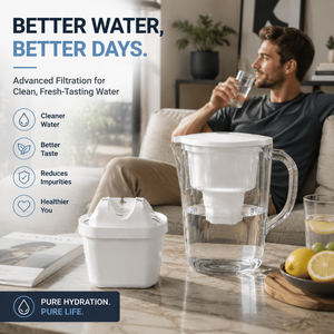 Cartucho de Filtro de Agua Universal para Jarra Purificadora de Agua Potable Doméstica, Solución de Filtración de Repuesto - Product Image 1