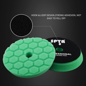 Almohadilla de espuma para pulir de corte pesado verde SPTA de 5 "(125mm), almohadilla de esponja de alta calidad para pulidores de coche - Product Image 4