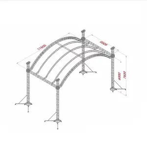 新款铝桁架舞台照明桁架舞台表演大帐篷