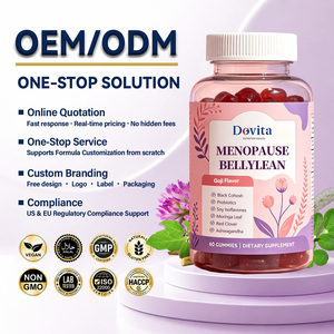 Wholesale OEM ODM Natural <b>Menopause</b> Gummies High Potency Black Cohort Dong Quai Energy Boost Immune Support 60 Gummies - Product Image 1