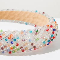 Bandeau en cristal à la mode femmes nouveaux accessoires de cheveux polyvalents multicolores Ins pour la fête