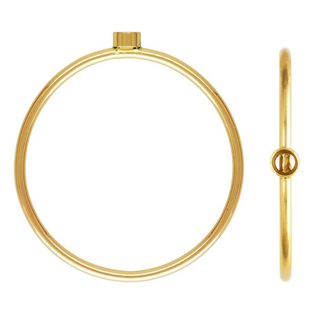 Genuine 14K Solid Gold Bezel Ring Fine Jewelry Au575 Gold Rings