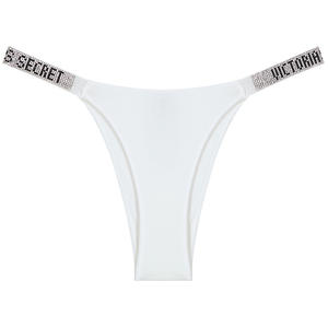 Braguitas de <span class=keywords><strong>Bikini</strong></span> Elásticas y Cómodas de Cintura Media, Estilo Babydoll Sexy para San Valentín, Lencería de Punto Sólido para Uso Diario - Product Image 3