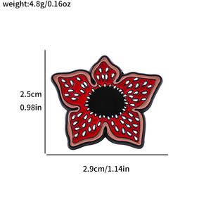 Fashion Eleven Broche de Aleación con Diseño de Waffle, <span class=keywords><strong>Demogorgon</strong></span>, Flor y Logotipo de TV, Personaje de Terror y Ciencia Ficción, Pin de Solapa para Colección de Fans y Regalo - Product Image 2