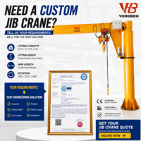 0.5Ton 1Ton 3Ton 360 Degrés Rotation Jib Crane Vacuum Glass Lifter Suction Cup Vacuum Lifter for Sheet Metal Sandwich Panel