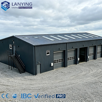 Nave Industrial Metálica Prefabricada, Estructura de Acero para Almacenes
