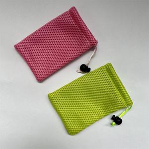 Bán Buôn Màu Đỏ Vàng Rửa Poly Nhỏ Nylon Net Dây Rút Túi Lưới Xà Phòng Túi Với Logo - Product Image 5