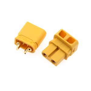 Conector hembra Amass XT30ULW-F de 90 grados con lengüeta de soldadura, enchufe chapado en oro para cableado compacto de baterías LiPo RC - Product Image 3
