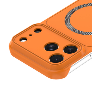 Coque de téléphone portable magnétique sans fil ultra-fine sans cadre en PC couleur <span class=keywords><strong>orange</strong></span> pour iPhone 17 Pro Max 18 16 15 14 13 Air - Product Image 5