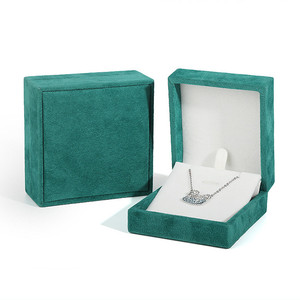 Cajas de Joyería de Terciopelo Verde para Pulseras, Collares, Colgantes y Anillos, Cajas para Empacar Joyas - Product Image 2
