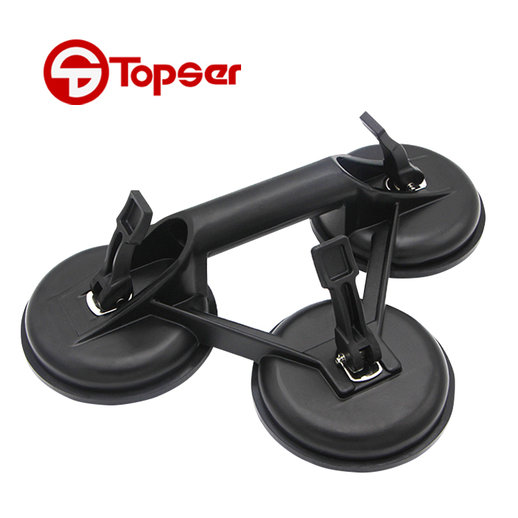 Black Aluminum Alloy Three Claw Glass
