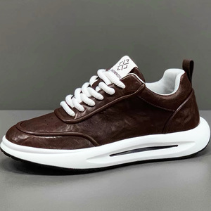 Scarpe da Uomo 2026 Nuove Autunno Inverno con Tomaia in Mesh Tinta Unita, Versatili <span class=keywords><strong>per</strong></span> Sport e Tempo Libero, Suola in Gomma, Scarpe con Rialzo Interno - Product Image 6