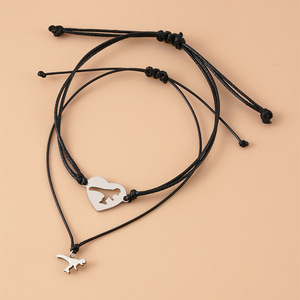 Bracelets de rentrée scolaire pour mère et fils, bracelets dinosaures pour maman et fils, cadeaux pour la première journée d'école pour mère, père, fils, garçons, filles - Product Image 4