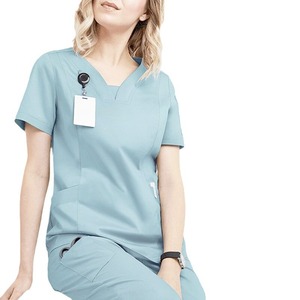Set di uniformi mediche all'ingrosso per chirurgia, veterinaria, odontoiatria, infermieri, top e pantaloni da <span class=keywords><strong>lavoro</strong></span> per donne medico - Product Image 3
