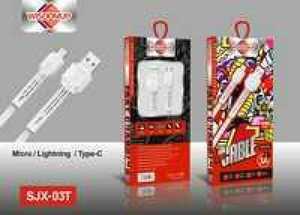 Cavo dati da tipo C a tipo C per cellulare S-JX-03T - Product Image 3