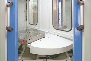 Centre d'usinage horizontal à couple élevé avec système de nettoyage par soufflage d'air pour grandes pièces - Product Image 3