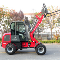 Cargadora Compacta W810 en Oferta, Motor Kubota, Uso Agrícola, Mini Cargadora de Ruedas, Euro 5 CE 4x4, Cargadora Articulada Diésel de 2 Toneladas