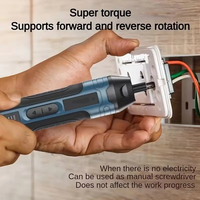 Ensemble de tournevis électrique sans fil 3,6 V, 105 pièces, multifonctionnel avec réglage du couple, alimenté par batterie au lithium