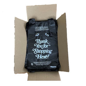 Bolsas de plástico para camisetas con asa de compras personalizadas de fabricante para supermercado - Product Image 4