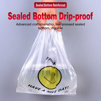 Sacs en PEHD souple thermoscellables pour salades, courses et gâteaux, avec impression personnalisée, vente en gros usine, pour remerciements
