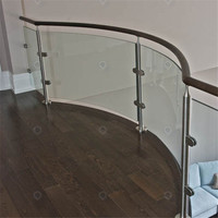 Système de balustrade en verre et acier inoxydable pour terrasse de villa, balcon, rénovation extérieure