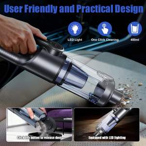 Aspiradora de Coche con Motor sin Escobillas de 21000PA, Aspiradora Recargable de 6000 mAh para Hogar, Coche y Exteriores - Product Image 3