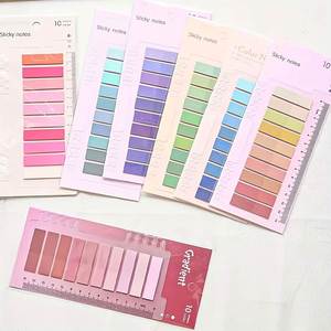 แผ่นบันทึกใส PET พร้อมแถบกาวในตัว กันน้ำ - Product Image 1
