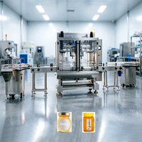 Pompe doseuse volumétrique précise pour miel, sauce tomate, eau, avec scellage automatique, bouchage et étiquetage – Machine de remplissage de liquides