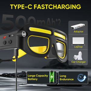 XINSITE Inductie LED-koplampen met USB-opladen & rode lampen voor nachtvissen, hardlopen en buitengebruik - Product Image 5