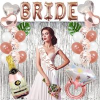 Mariée à être ceinture et bandeau diadème et longueur d'épaule voile Bachelorette fête fournitures nuptiale douche décoration accessoires