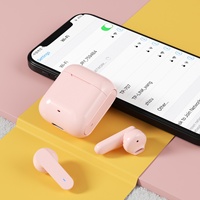 Earphone tanpa kabel, earbud tidak terlihat Mini kecil Earphone nirkabel gigi biru V5.1 Earphone TWS waspada untuk musik, rumah, bekerja