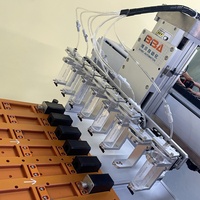 Applicateur de colle multi-têtes distributeur de colle thermofusible 8 têtes distributeur automatique de colle liant