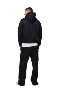 ชุดวอร์มผ้าฟลีซคอตตอน 100% คุณภาพสูงสั่งทำพิเศษ กางเกงทรงบานเรียบๆ พร้อมเสื้อฮู้ดพิมพ์โลโก้ตามสั่งสำหรับผู้ชาย - Product Image 2