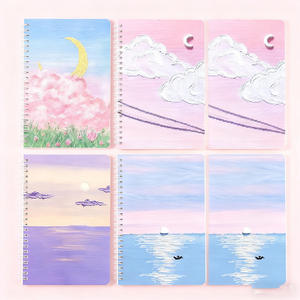 Carnet à spirales A5 personnalisé et mignon |   Carnet de notes épais rechargeable en vrac pour le bureau et l'école - Product Image 3