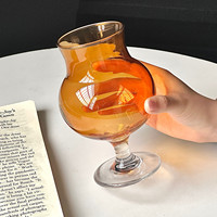 Verre à pied court en verre coloré vintage, bol rond, pour eau, vin, cocktail, fête, mariage, bar à domicile, vaisselle de table