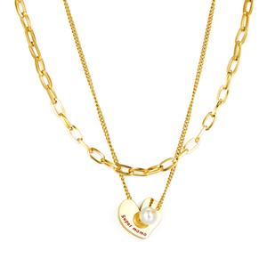 Collar de Moda en Oferta, Collar con Colgante de Ojo Popular, Chapado en Oro de 18k, Joyería de Acero Inoxidable para Unisex - Product Image 4