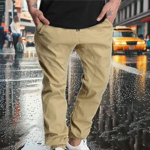 Pantalones Casuales Ligeros de Lona para Hombre, Personalizados y Profesionales, Cintura Media, Algodón, Estilo Moderno, Mejor Precio, Qunzi10 HHJ - Product Image 2