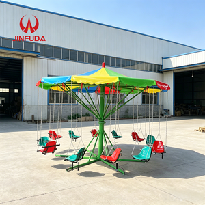 Silla Voladora Giratoria Eléctrica para Niños de 12 Plazas, Atracción de Diversión para Parques de Atracciones al Aire Libre - Product Image 4