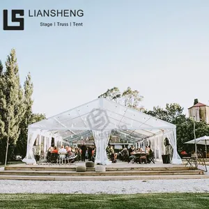 Luxury Design Wedding Decor Customized Size Shape Wedding Tent for 300 People