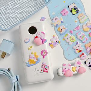 Pegatinas 3D Personalizadas de Animales, Hechas a Mano, Diseño de Dibujos Animados, Colores Vibrantes, para Manualidades, Diario, Teléfono - Product Image 6