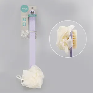 Plastic Long Handle Body Exfoliating Bath Shower Brush