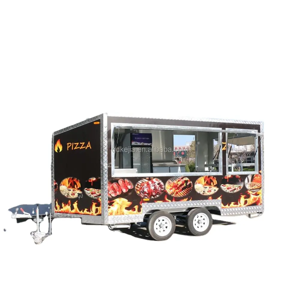 kiosk food cart bike mobile food cart outdoor with full kitchen