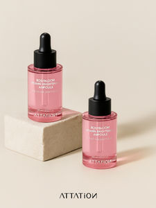 ATTENION Ampolla Iluminadora con Vitamina Rosy Bloom, Sérum Corrector de Tono y Cuidado de Manchas para Piel Sensible, Cosmética Coreana - Product Image 3