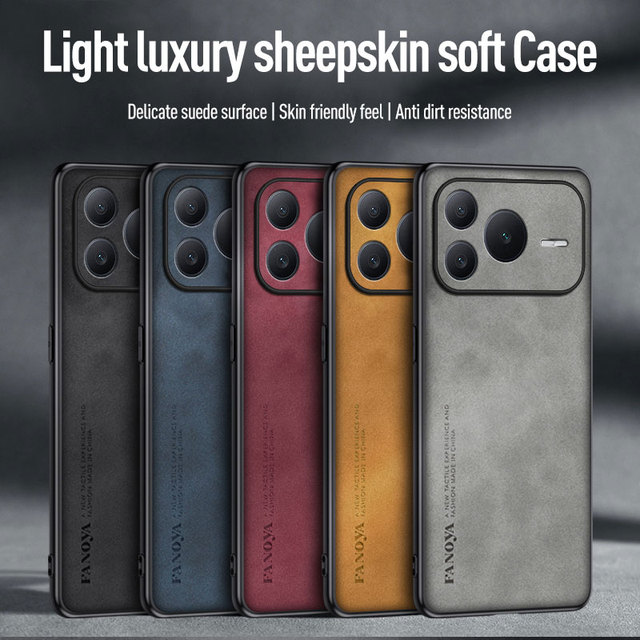 Luxury Business Man Phone Case for Honor Power2 Sheepskin Leather All-inclusive Lens Shockproof Back Cover